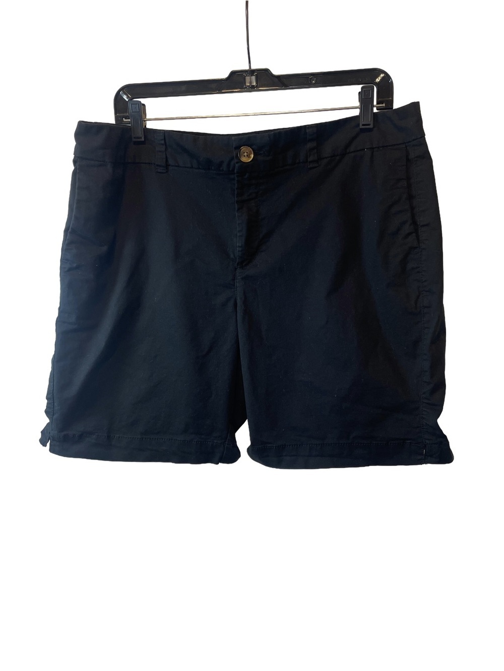 Old Navy Black Mid-Rise Bermuda Shorts Women’s Size 14